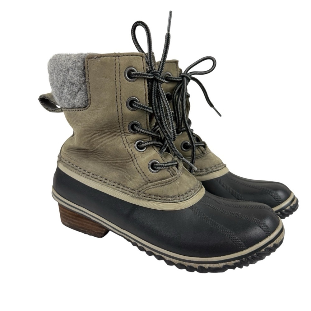 Sorel Slimpack Lace II Snow Boots Sz 8